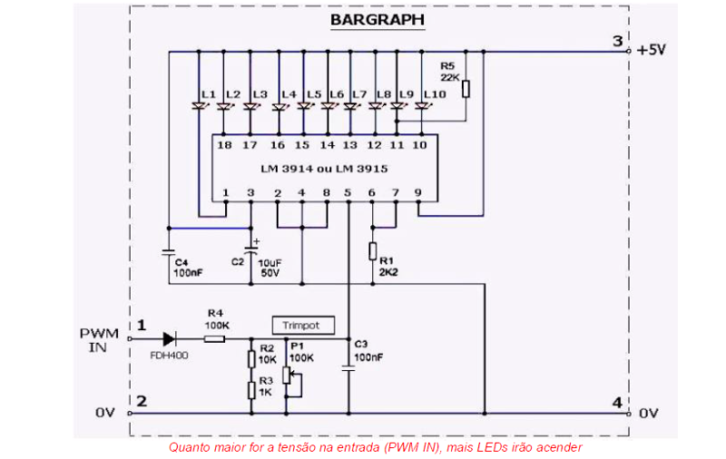 este  é o bargraph a ultima placa
